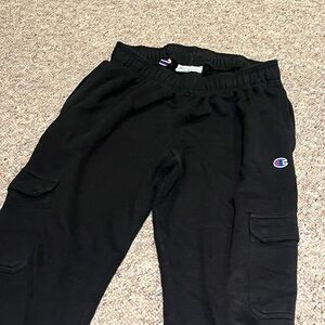 Champion  Black Cargo Jogger Pants